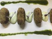 Croquetas puchero canario mayonesa mojo cilantro