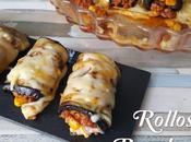 Rollos rancheros berenjena