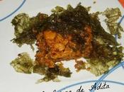 Arroz crujientes lechugas