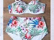 High waisted swim shorts Zaful