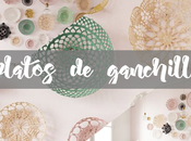 atreves decorar pared platos ganchillo?