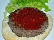 Hamburguesas ternera mermelada pimientos rojos