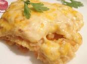 Lasaña merluza gambones