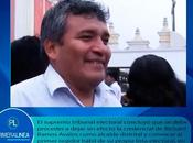 deja efecto credencial alcalde chilca…