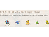 Seis pokémon salen huevos Pokémon