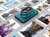 Print, nuevo concepto cámara híbrida digital instantánea diseño moderno atractivo