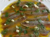 Sardinas salmuera marinadas aceite oliva virgen extra