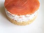 Cheesecake salado salmón