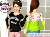 Rainbows Sweetly Sweatshirt Teen Version Asian Fashion (Sims