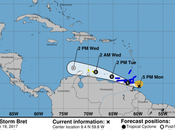 ATENTOS: formado Tormenta Tropical BRET. alerta Trinidad, Venezuela Islas Barlovento!