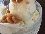 Helado leche condensada nueces miel