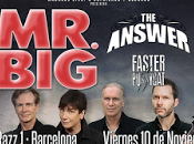 actuarán noviembre Barcelona Madrid Answer Faster Pussycat como teloneros