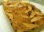 Pudin Bizcocho manzana microondas