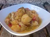 Patatas guisadas bacalao (tradicional Crock-Pot)