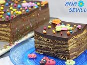 Tarta chocolate galletas Thermomix