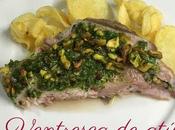 Ventresca Atún Pesto Perejil Pistachos