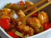 Pollo agridulce chino