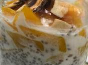 Pudín chía mango coco