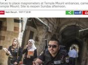 Consecuencias último atentado terrorista palestino: magnometros cámaras accesos Monte Templo.