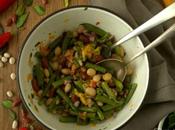 Ensalada judías tricolor, diviértete comiendo sano