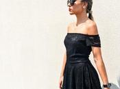Black asymetric dress