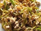 RECETA Espaguetis calabacín verduras