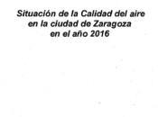 Zaragoza: Calidad aire 2016