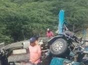 muertos tres heridos triple choque vehicular Azua.