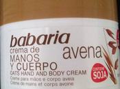 Crema avena para manos cuerpo Babaria