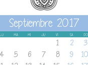 Calendario Septiembre hoja para colorear MANO FÁTIMA