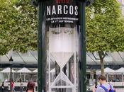 reloj “cocaína” gigante para cuenta atrás Narcos París