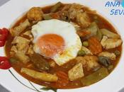 Menestra pollo olla