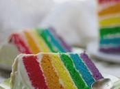 Cómo preparar tarta arcoiris. Rainbow Cake
