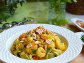 Tagliatelle Gambas Salsa Thai Coco