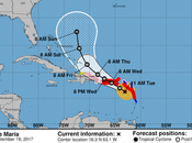 mañana huracán María mantenía invariable ruta.