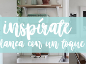 Inspírate: cocina blanca toques MINT