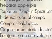 Bucket list otoño