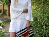 Boho white dress