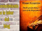 Blogger Recognition