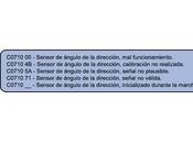 Fallo sensor ángulo dirección