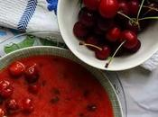 Sopa cerezas ácidas
