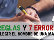 reglas errores elegir nombre para marca