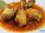 Pollo tomate olla