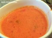 Sopa tomate microondas