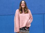 Outfit otoño maxi jersey rosa