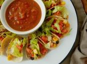 Mini tacos ternera, plato tex-mex para aperitivo