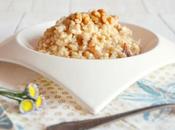 Risotto panceta nueces