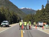 Ruta está cortada zona Mascardi desalojo federal