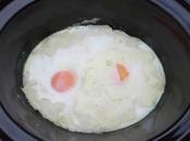 Huevos plato puré patata (tradicional Crock-Pot)