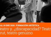 Curso teatro inclusivo Granada escuela publica formación cultural Andalucía, manu medina